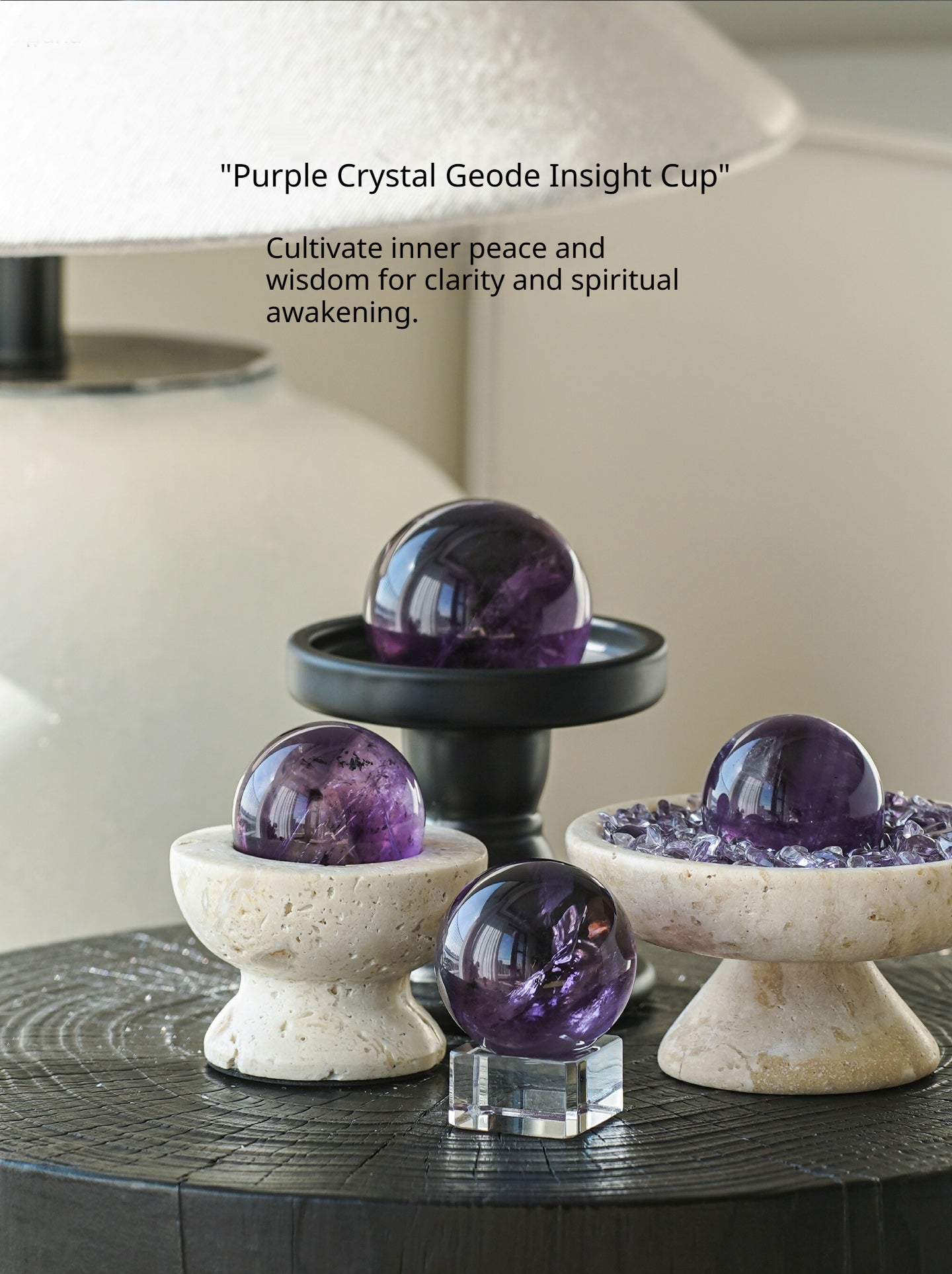 Soul-Deep Silence: Amethyst Sphere Bowl