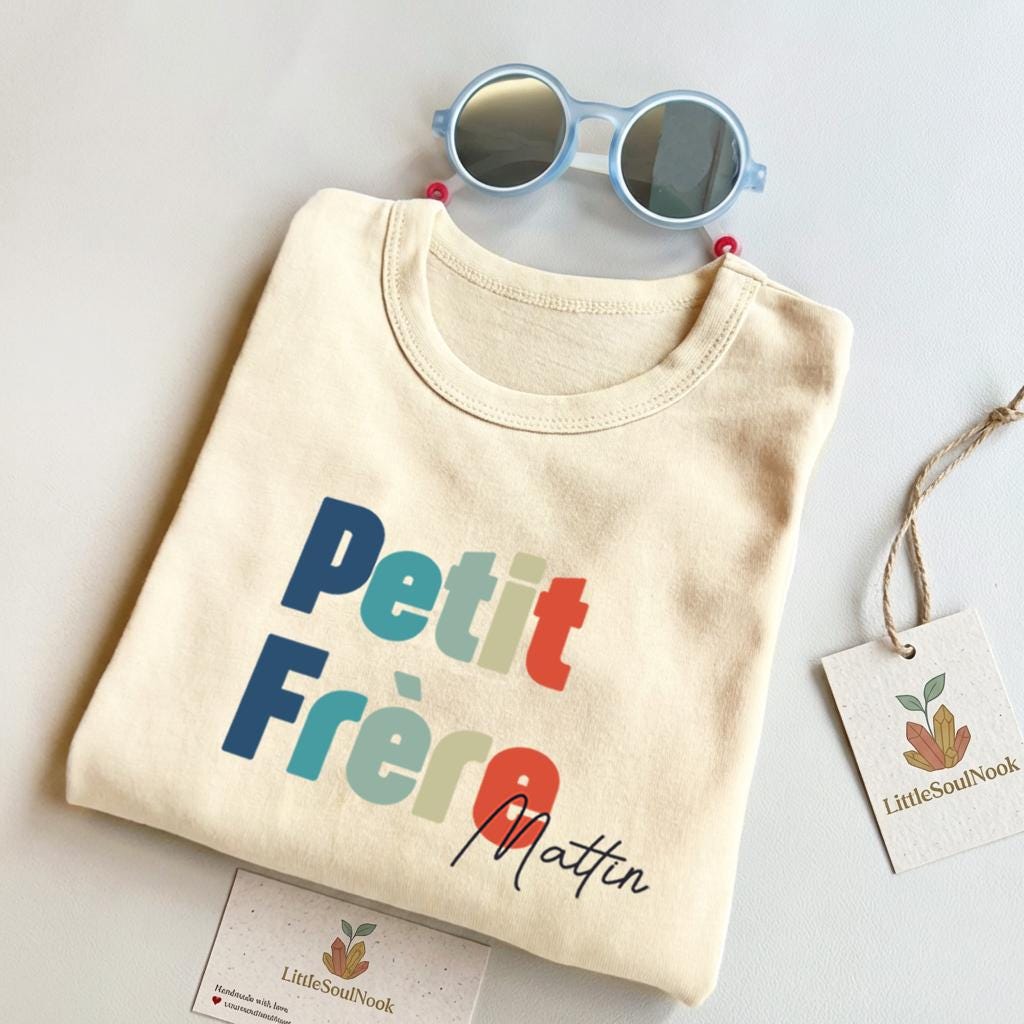 Little Brother Cotton T-Shirt | Minimalist Boho Tee
