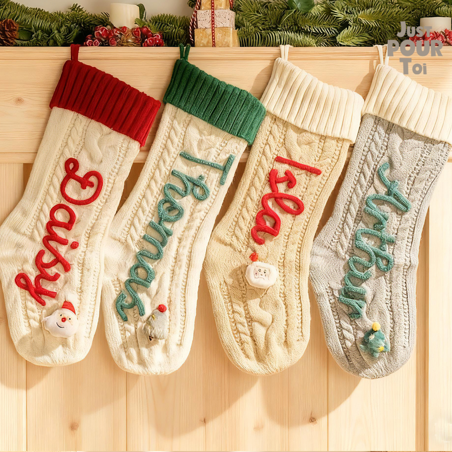 Customized Family Christmas Stocking | 2026 Monogram