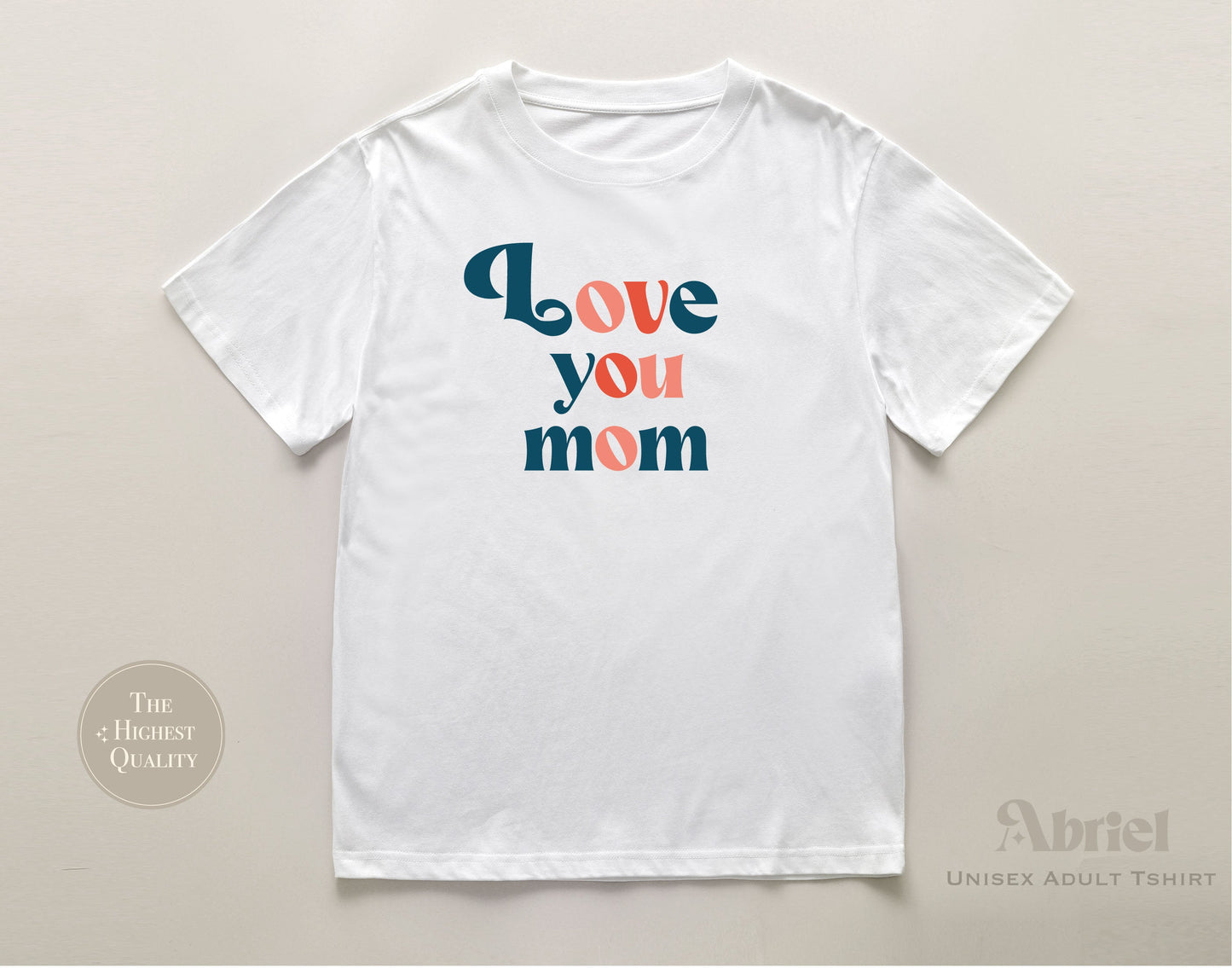 Love You Mom Baby Onesie | New Mommy Gift