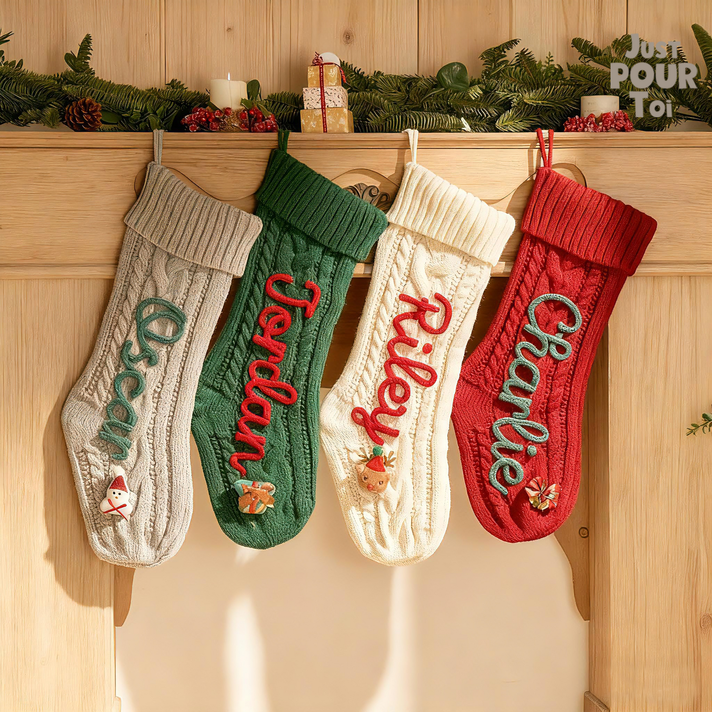 Customized Family Christmas Stocking | 2026 Monogram
