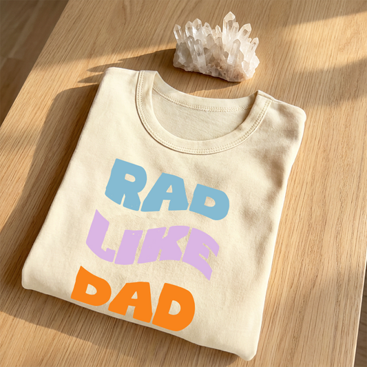 Rad Like Dad Baby Onesie | Funny Father's Day