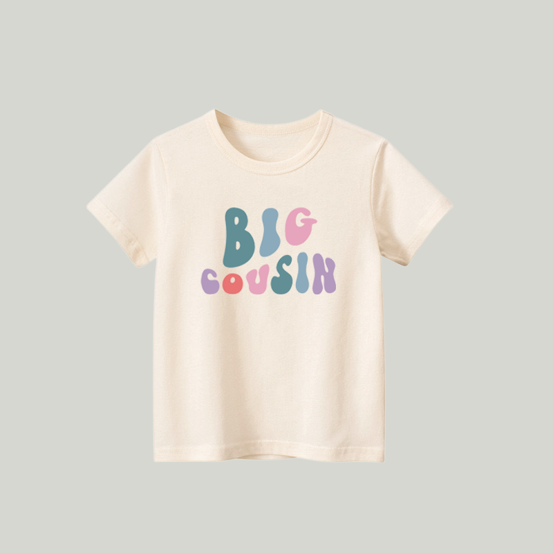 [The Rite of Lineage] Big Cousin Announcement Shirt - Personalized Family Ritual Tee