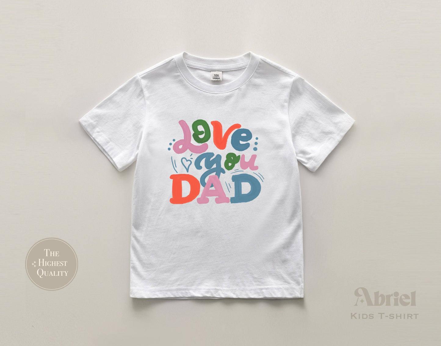 Love You Dad Baby Bodysuit | Father's Day Gift