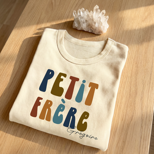 Little Brother T-Shirt | Minimalist Sibling Reveal Tee
