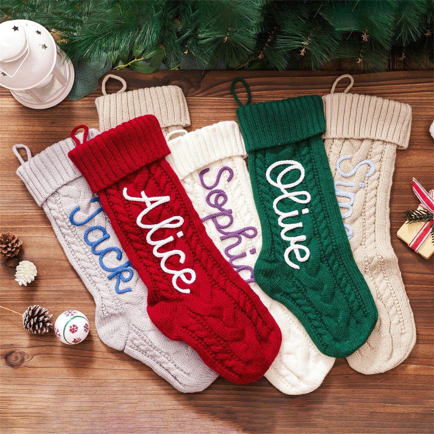 Personalized Family Christmas Stockings | 2025 Set