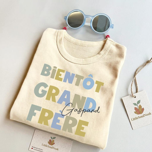 Soon to be Big Brother Toddler Shirt | Pregnancy Reveal