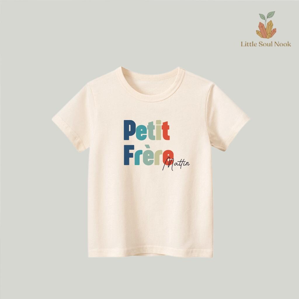 Little Brother Cotton T-Shirt | Minimalist Boho Tee