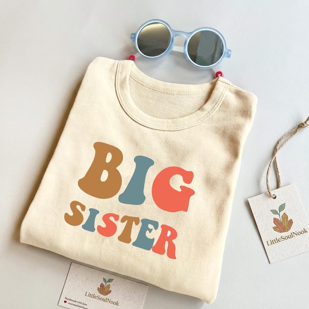 Big Sister Cotton T-Shirt | Pregnancy Announcement