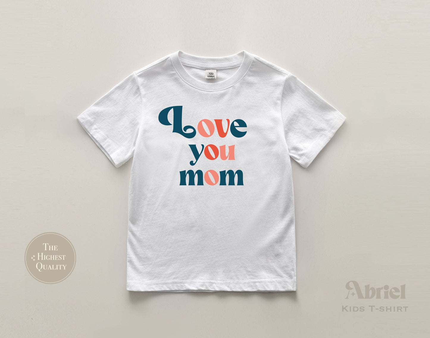 Love You Mom Baby Onesie | New Mommy Gift