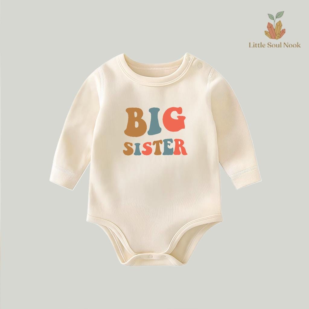 Big Sister Cotton T-Shirt | Pregnancy Announcement