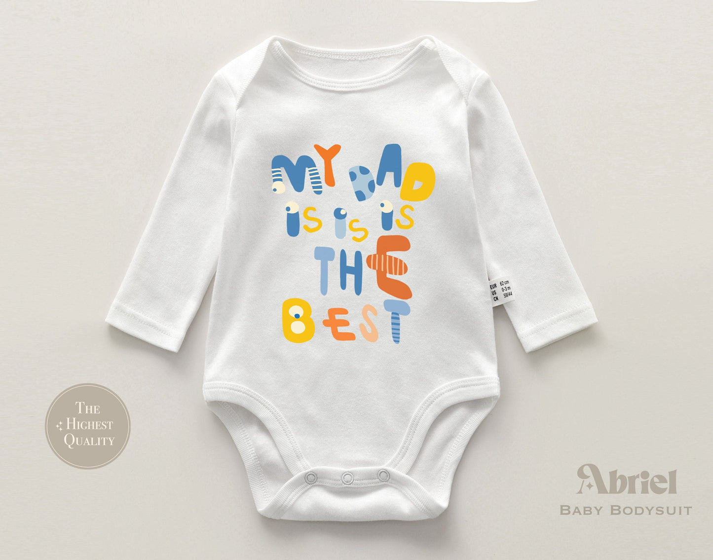 My Dad Is The Best Toddler Shirt | Retro Father's Day