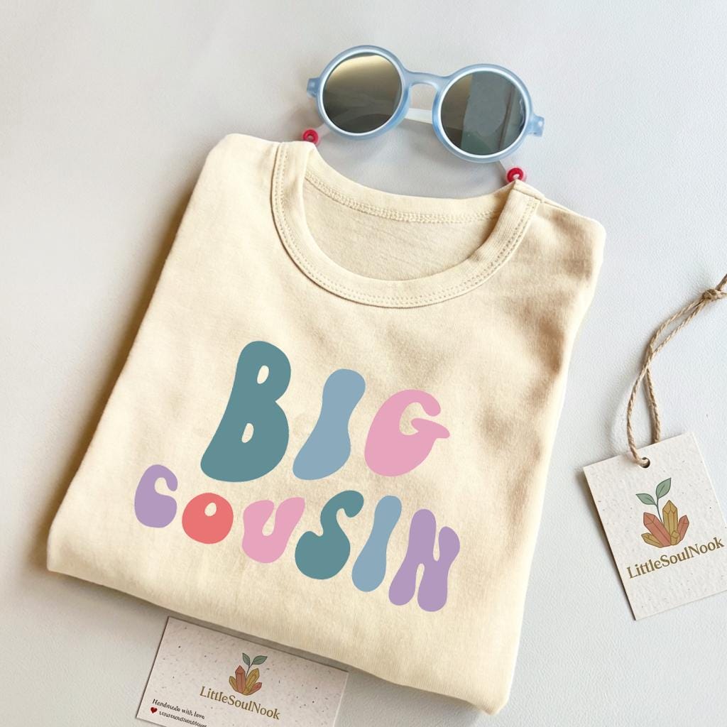 [The Rite of Lineage] Big Cousin Announcement Shirt - Personalized Family Ritual Tee