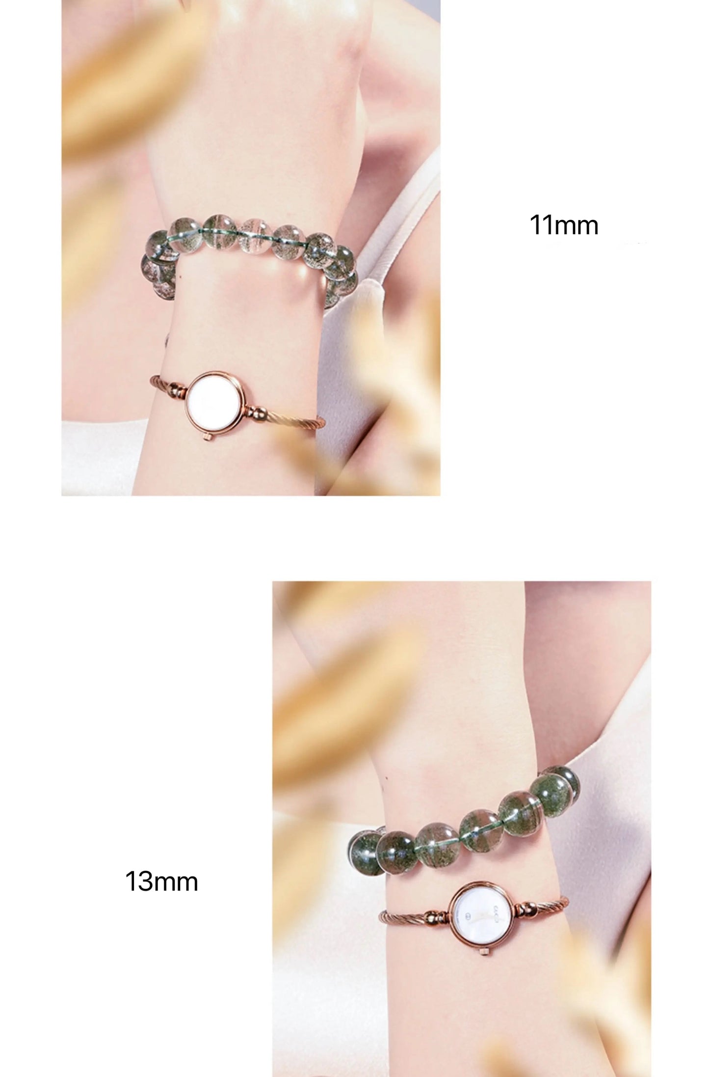 Green Phantom 7A+ Brazil Crystal Bracelet - Wealth & Abundance