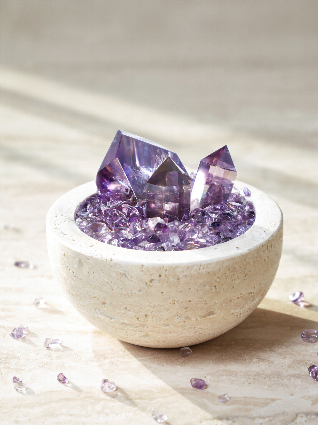 [The Earth's Pulse] Uruguayan Deep-Purple Amethyst Cluster - Sacred Energy Bowl for Sanctuary