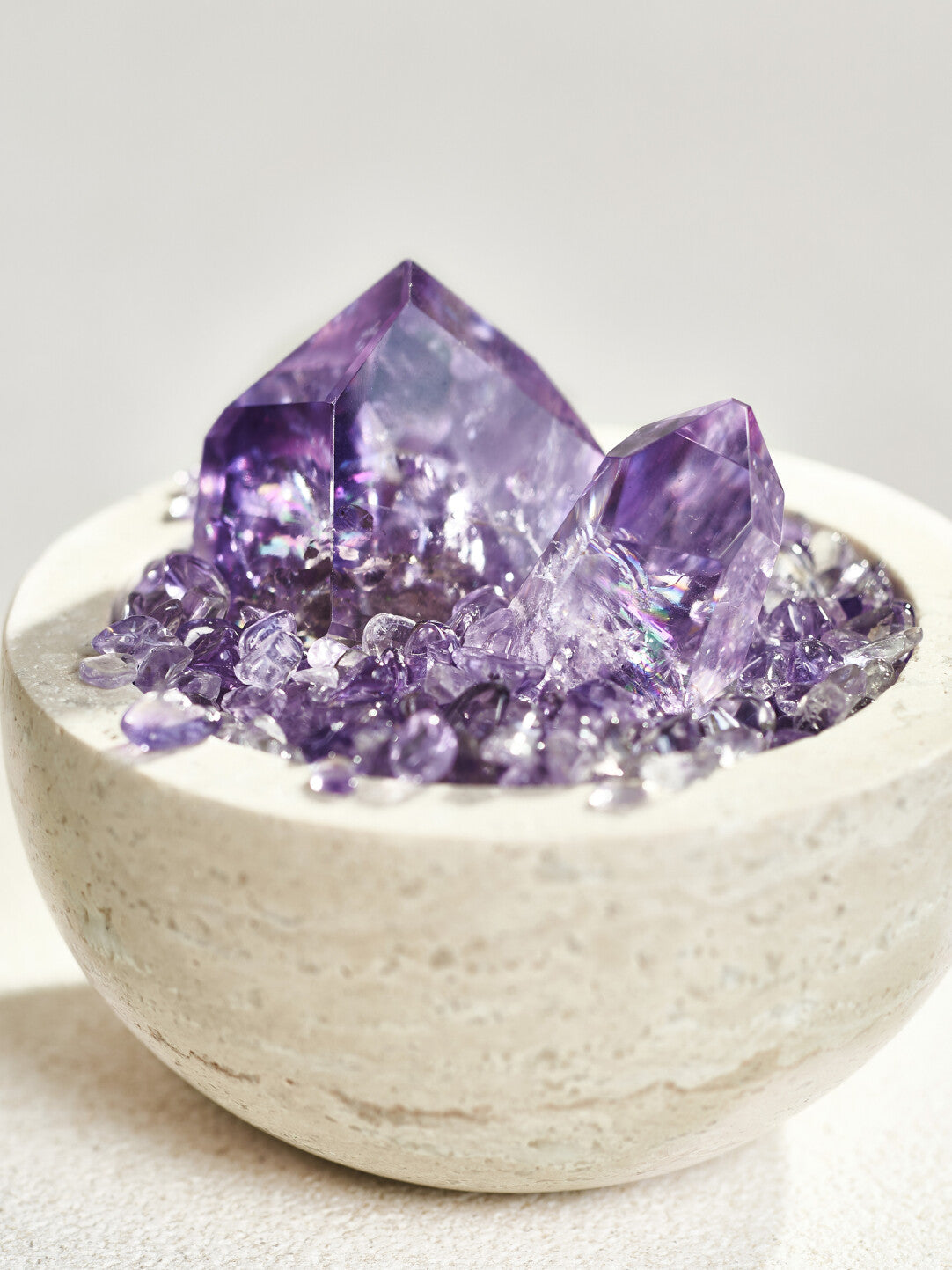 [The Earth's Pulse] Uruguayan Deep-Purple Amethyst Cluster - Sacred Energy Bowl for Sanctuary