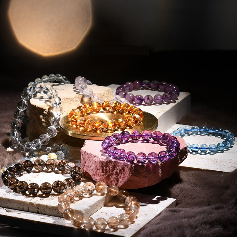 [The Celestial Beacon] American Rainbow Azeztulite (7A+) High-Frequency Healing Bracelet