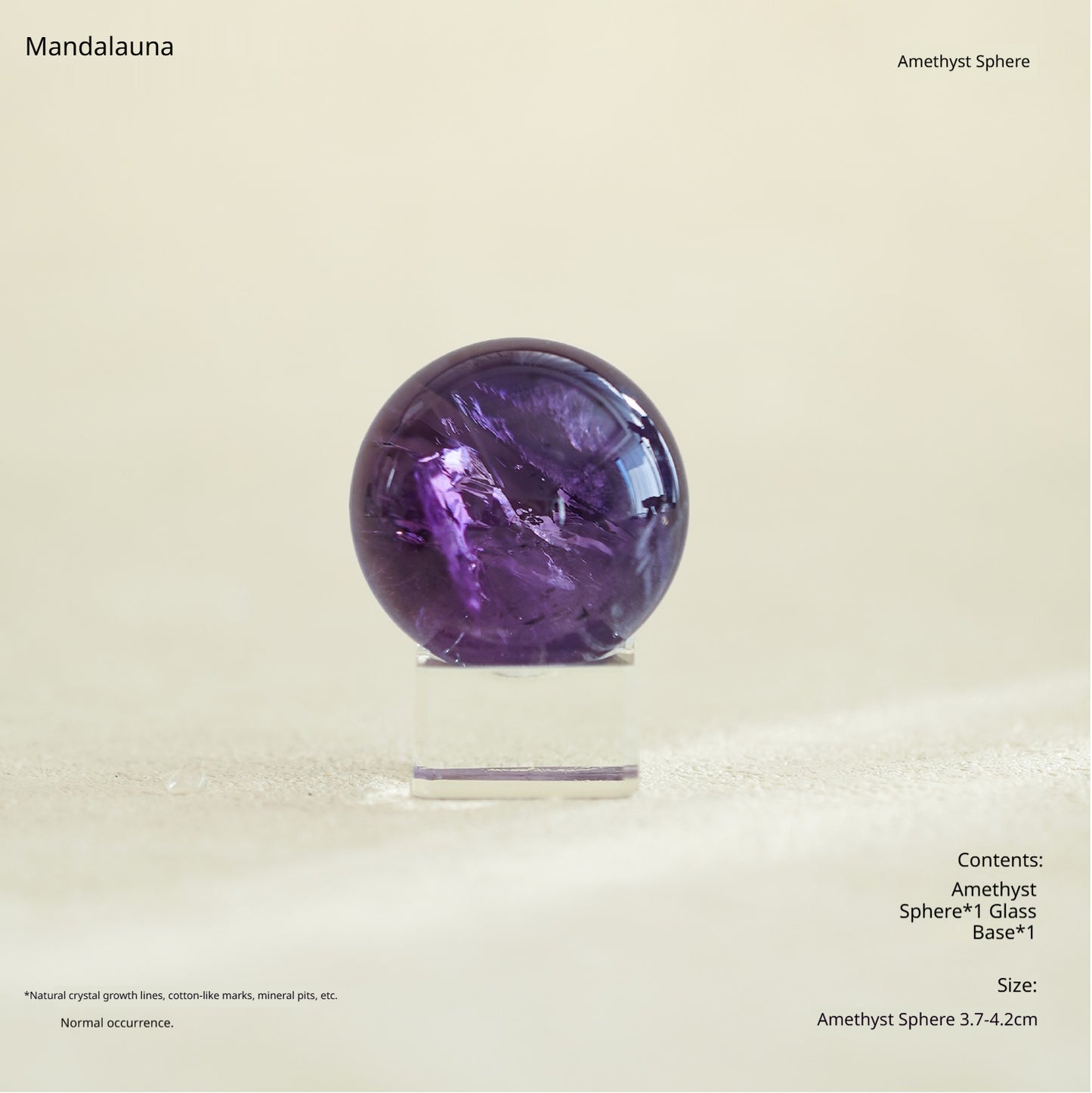Soul-Deep Silence: Amethyst Sphere Bowl