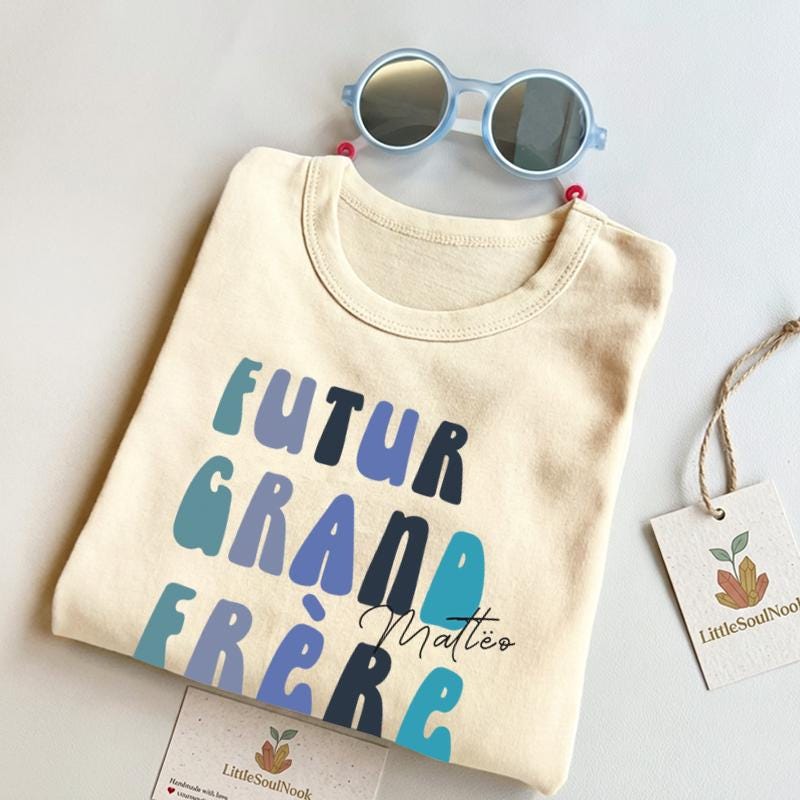 Future Big Brother T-Shirt | Minimalist Sibling Reveal