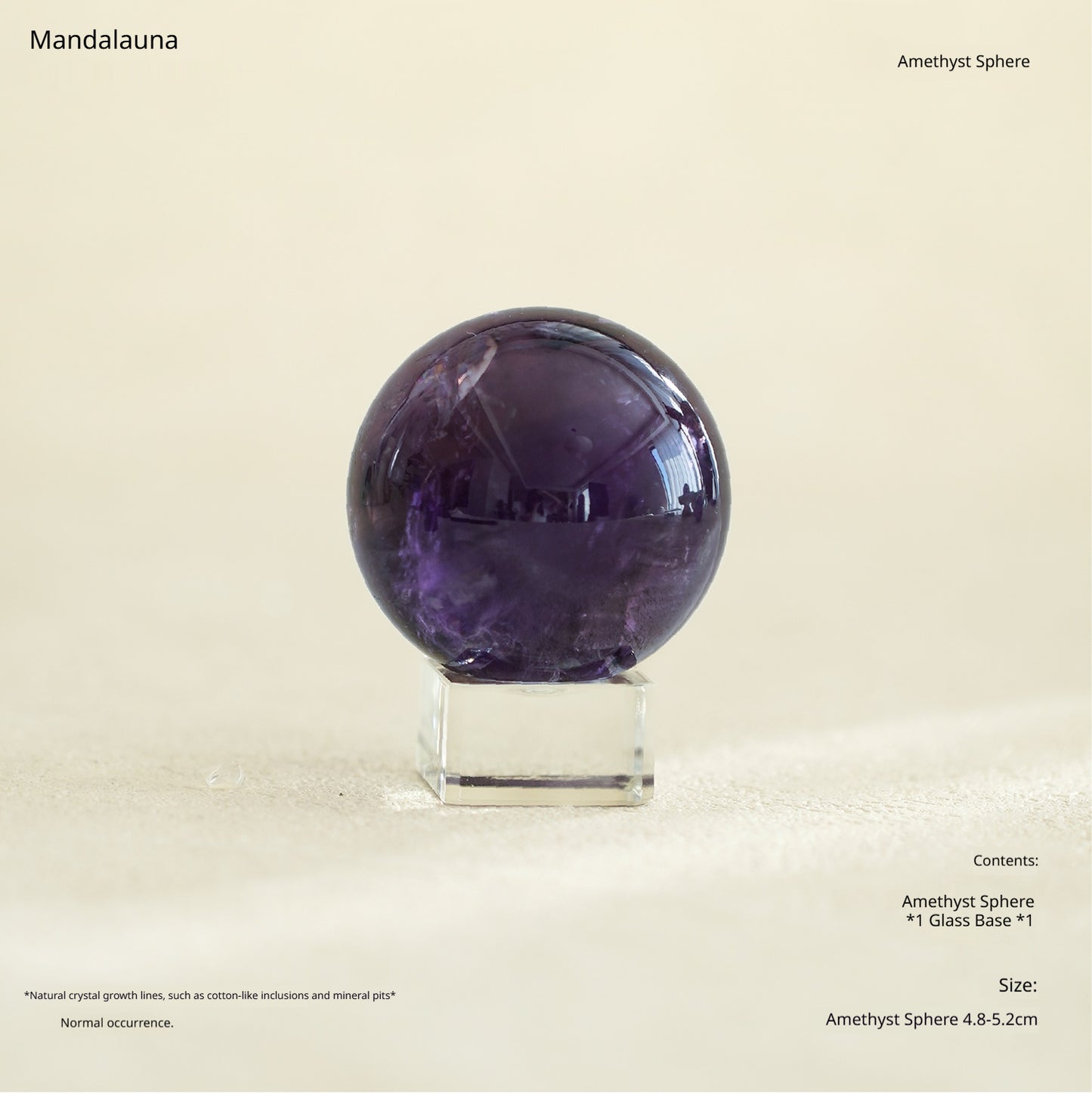 Soul-Deep Silence: Amethyst Sphere Bowl