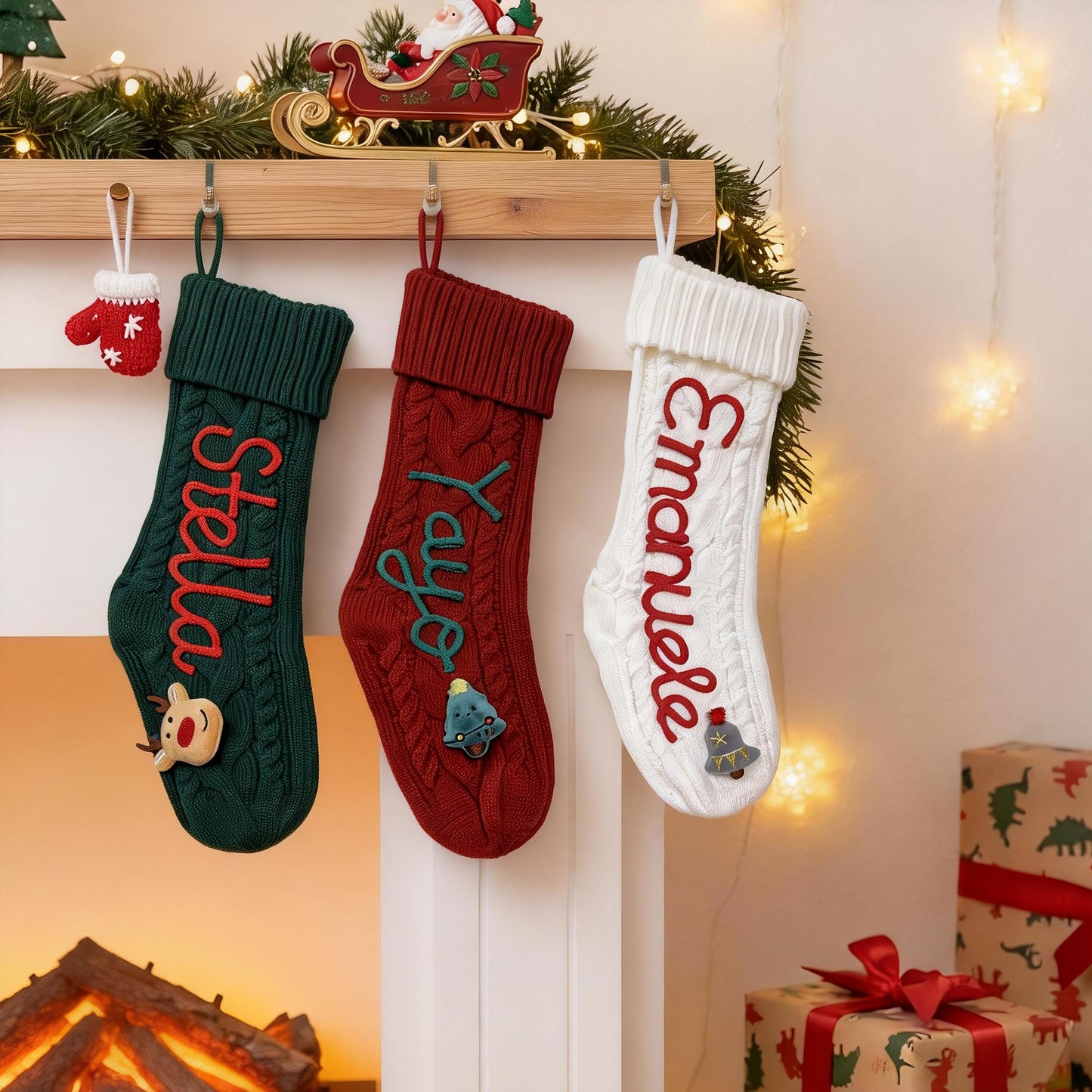 Customized Family Christmas Stocking | 2026 Monogram