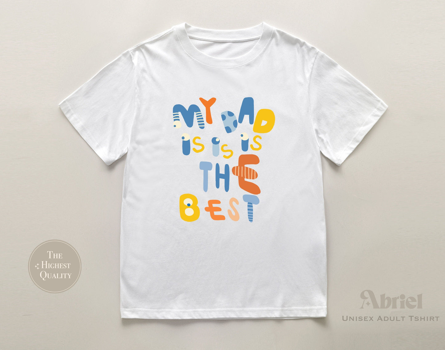 My Dad Is The Best Toddler Shirt | Retro Father's Day