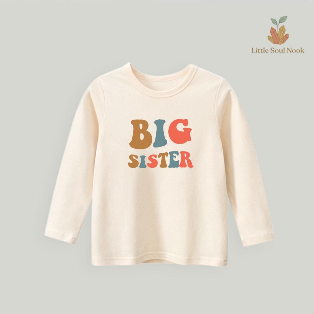 Big Sister Cotton T-Shirt | Pregnancy Announcement