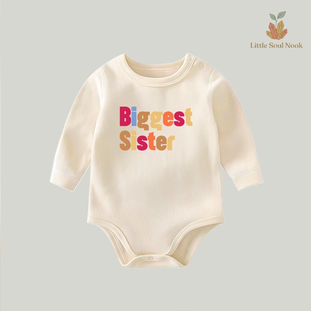 Big Sister Cotton T-Shirt | Minimalist Boho Tee