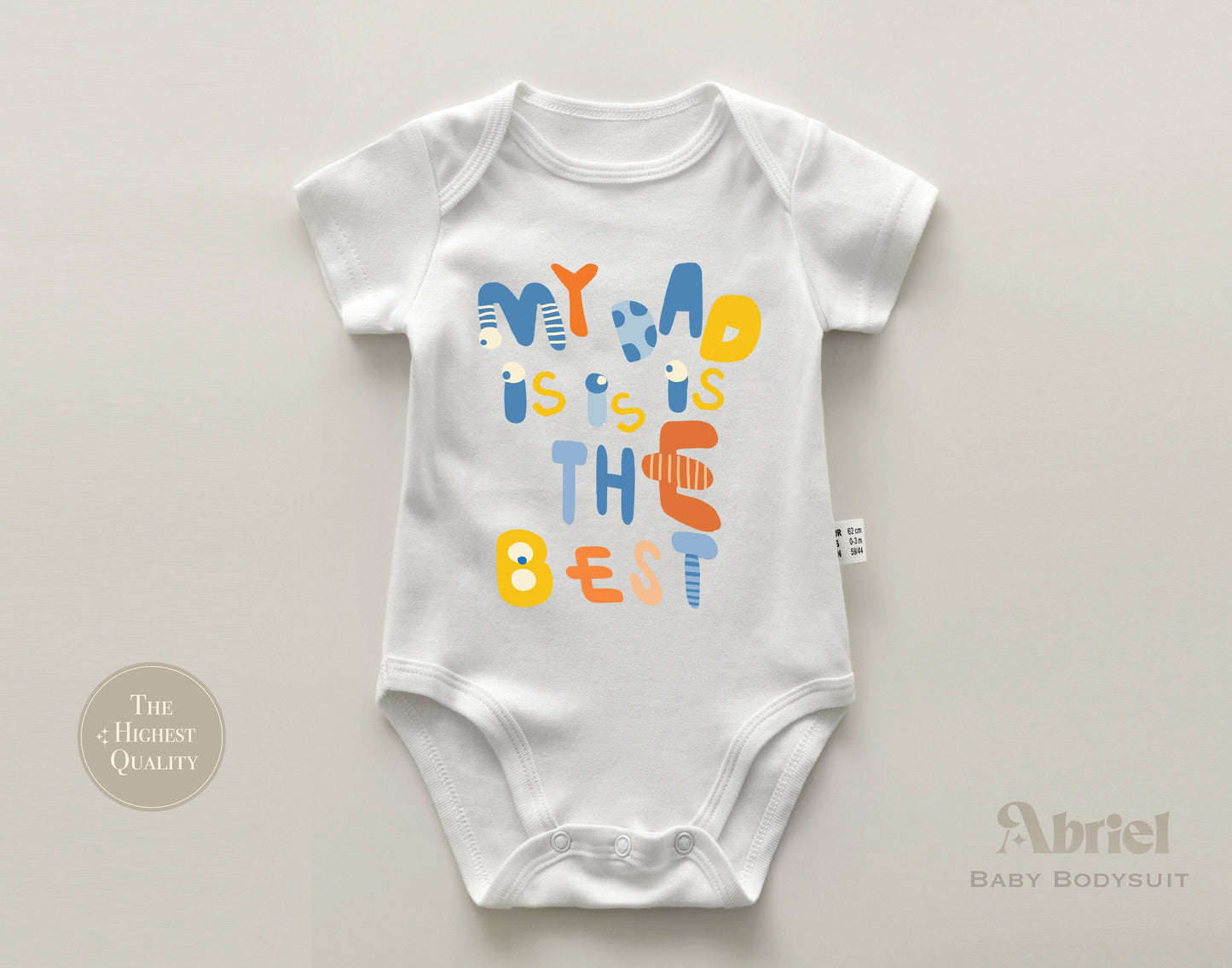 My Dad Is The Best Toddler Shirt | Retro Father's Day