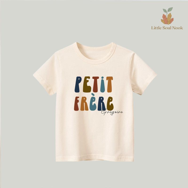 Little Brother T-Shirt | Minimalist Sibling Reveal Tee