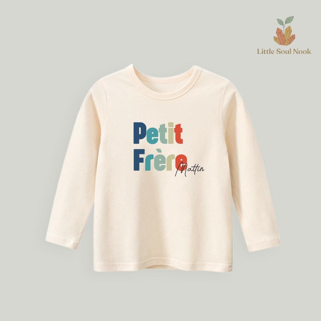 Little Brother Cotton T-Shirt | Minimalist Boho Tee